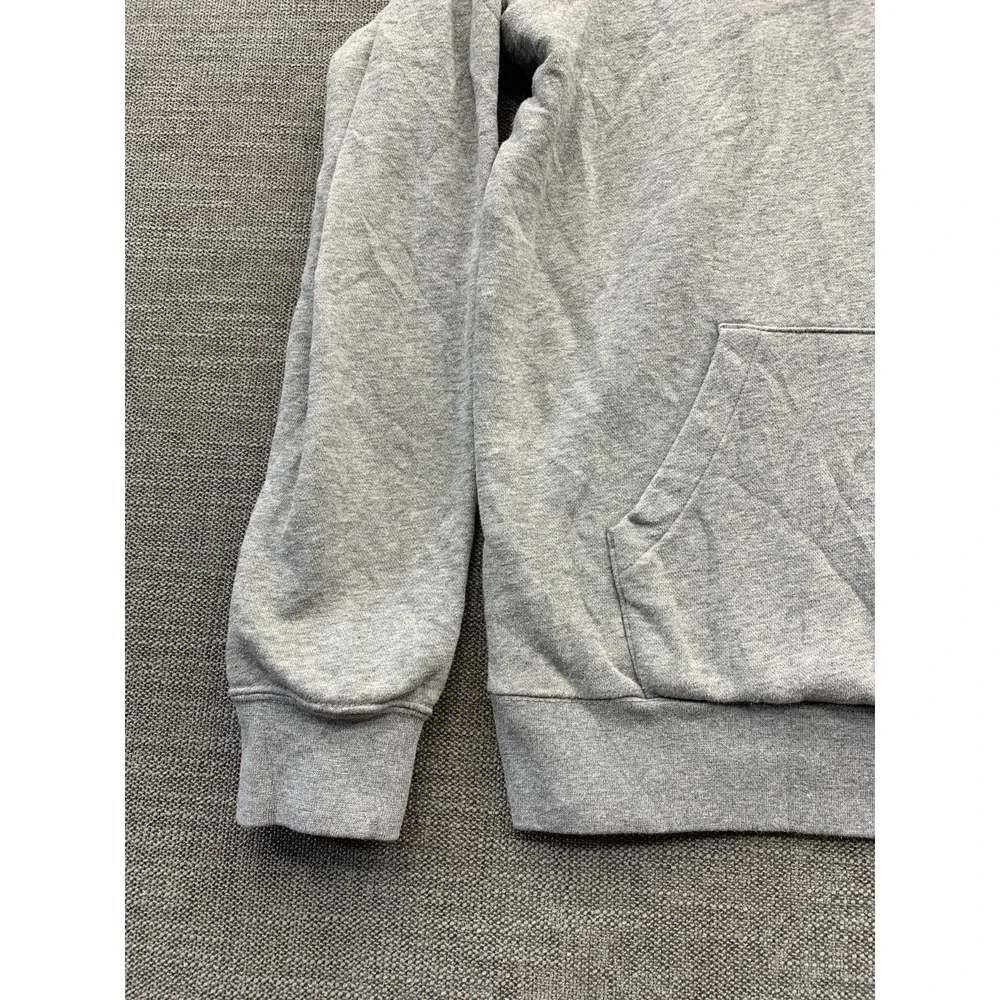 Nike Sportswear Club Hoodie Mens Small Heather Gray Fleece Lined‎ Raglan Sleeve